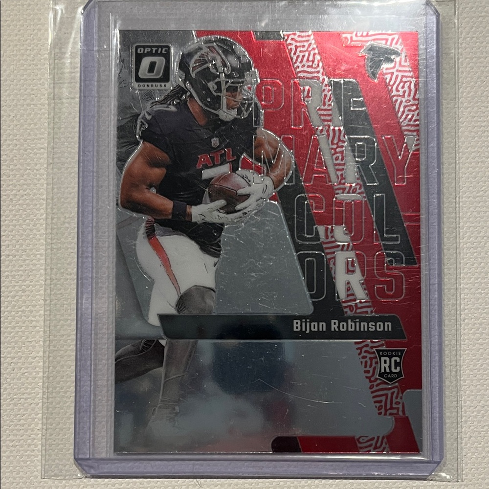 2023 (RC) Bijan Robinson Panini Donruss Optic Primary Colors Trading Card #2